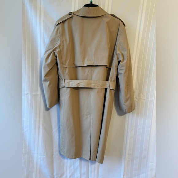 Vintage 1970s London Fog Single Breasted Hooded Maxi Trench with Belt Size S EUC - Picture 2 of 13